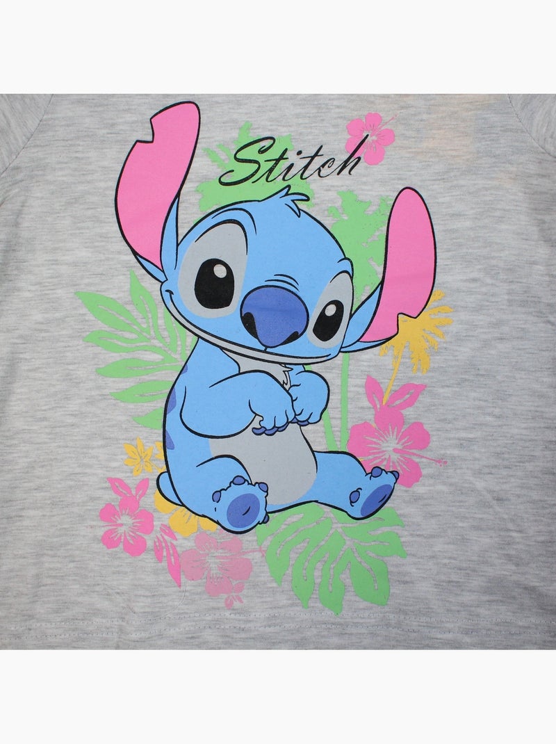 Disney - Ensemble T-shirt et short assorti avec personnage fille Gris - Kiabi