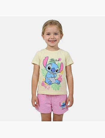 Disney - Ensemble T-shirt et short assorti avec personnage fille