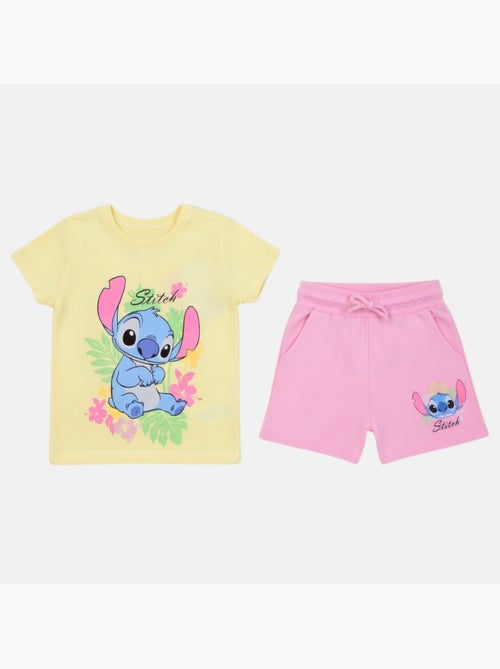 Disney - Ensemble T-shirt et short assorti avec personnage fille - Kiabi Disney - Ensemble T-shirt et short assorti avec personnage fille - Kiabi