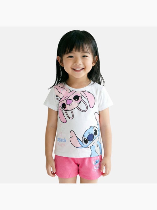 Disney - Ensemble T-shirt et short assorti avec personnage fille - Kiabi Disney - Ensemble T-shirt et short assorti avec personnage fille - Kiabi
