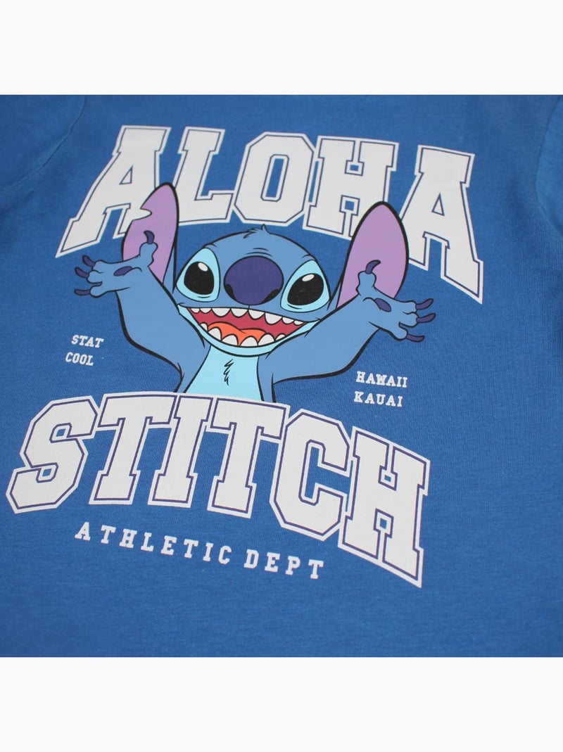 Disney - ensemble t-shirt et short assorti imprimés Bleu - Kiabi