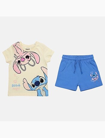 Disney - ensemble t-shirt et short assorti imprimés