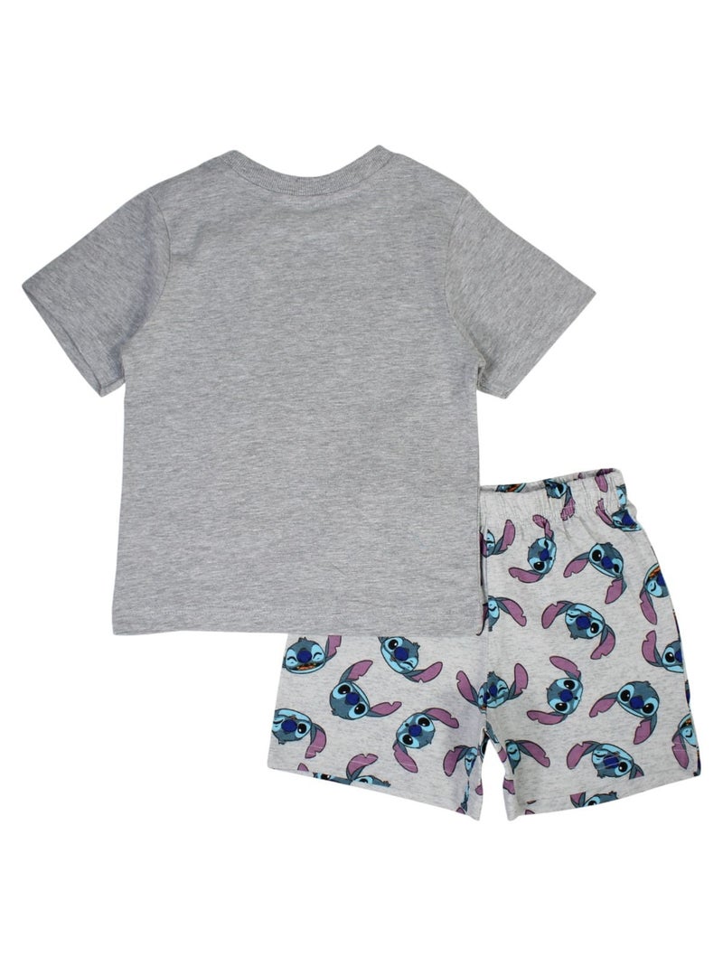 Disney - ensemble t-shirt et short assorti imprimés Gris - Kiabi