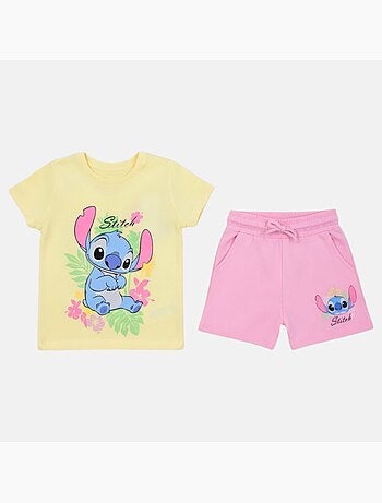 Disney - ensemble t-shirt et short assorti imprimés