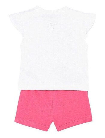 Disney - Ensemble T-shirt et Short bébé Minnie Gris