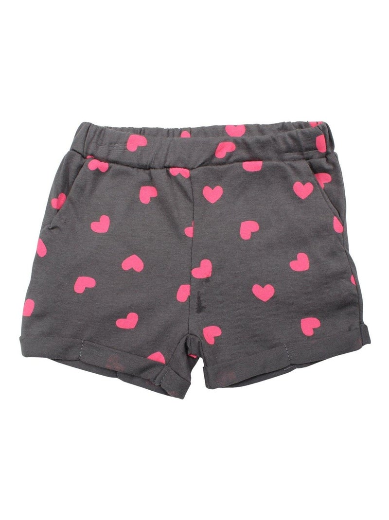 Disney - Ensemble T-shirt et Short bébé Minnie Gris - Kiabi