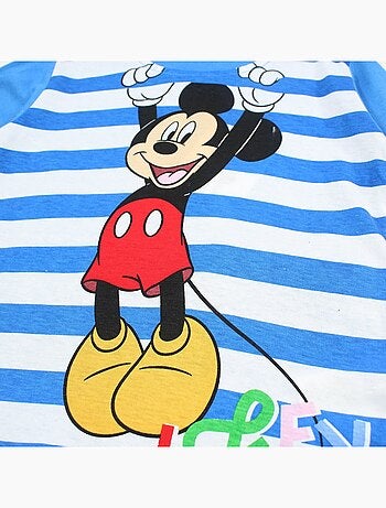 Disney - Ensemble t-shirt et short enfant à rayures