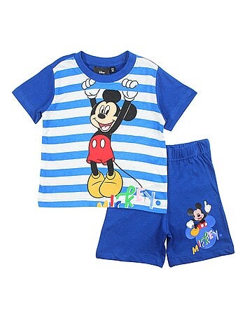 Disney - Ensemble t-shirt et short enfant à rayures