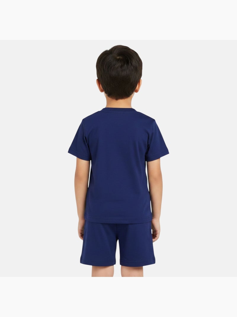 Disney - Ensemble t-shirt et short enfant imprimé Bleu marine - Kiabi