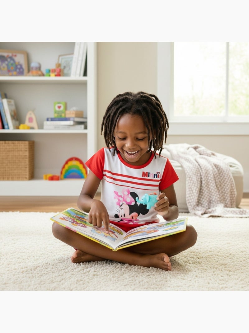Disney - Ensemble t-shirt et short enfant imprimé Rouge - Kiabi