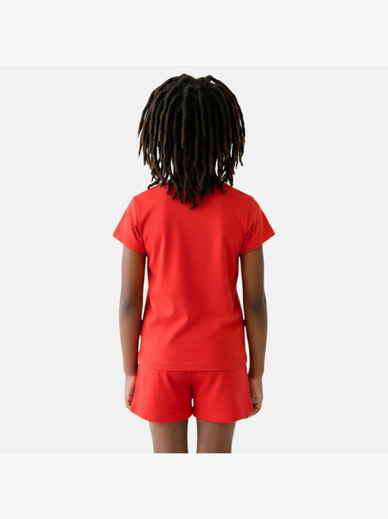 Disney - Ensemble t-shirt et short enfant imprimé Rouge - Kiabi