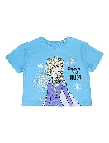 Disney - Ensemble T-shirt et Short Fille La Reine des Neiges