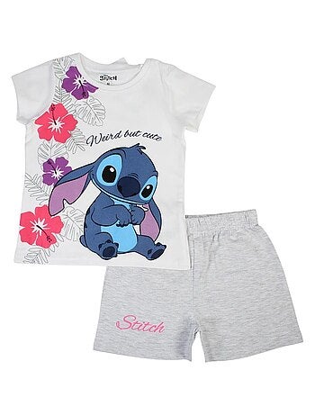 Disney - Ensemble T-shirt et Short Fille Lilo et Stitch