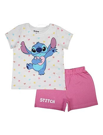 Disney - Ensemble T-shirt et Short Fille Lilo et Stitch