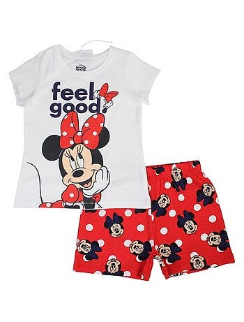 Disney - Ensemble T-shirt et Short Fille Minnie