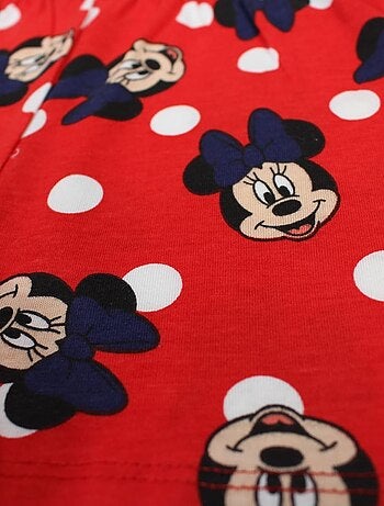 Disney - Ensemble T-shirt et Short Fille Minnie