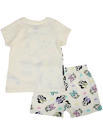 Disney - Ensemble T-shirt et Short Fille Minnie