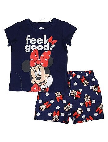 Disney - Ensemble T-shirt et Short Fille Minnie