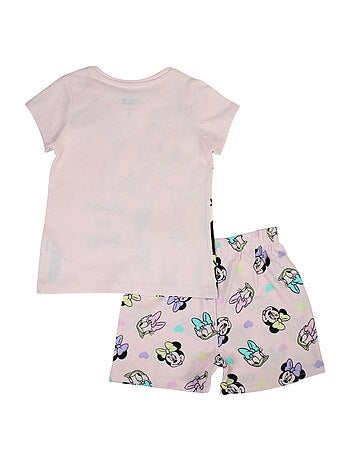 Disney - Ensemble T-shirt et Short Fille Minnie