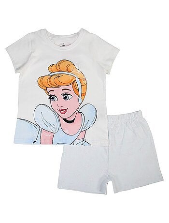 Disney - Ensemble T-shirt et Short Fille Princesse