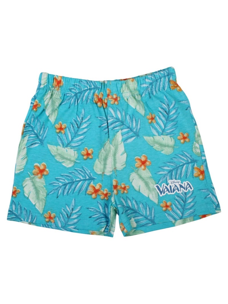 Disney - Ensemble T-shirt et Short Fille Vaiana Blanc - Kiabi