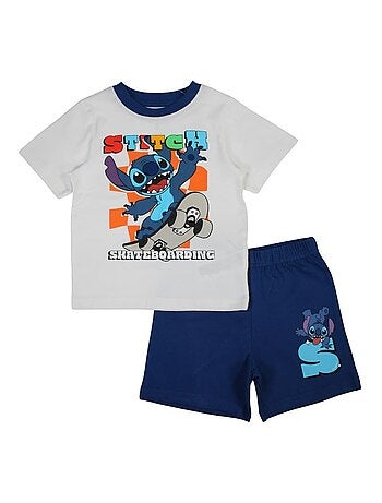 Disney - Ensemble T-shirt et Short Garçon Lilo et Stitch