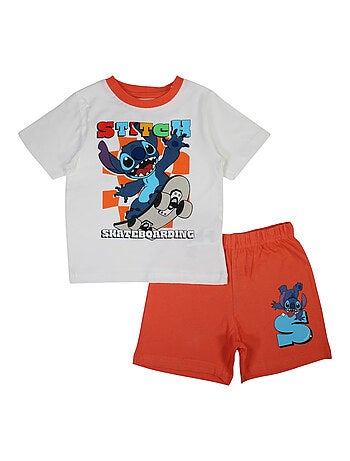 Disney - Ensemble T-shirt et Short Garçon Lilo et Stitch