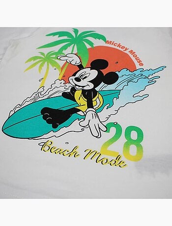 Disney - Ensemble T-shirt et Short Garçon Mickey