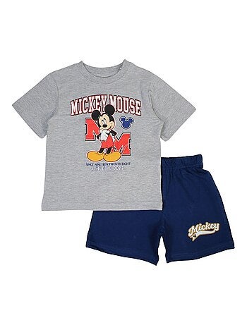Disney - Ensemble T-shirt et Short Garçon Mickey