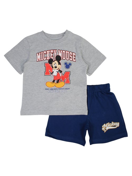 Disney - Ensemble T-shirt et Short Garçon Mickey - Kiabi