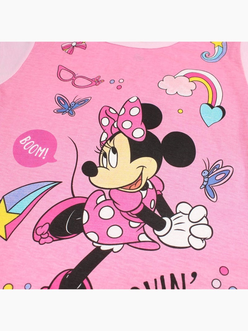 Disney - ensemble t-shirt et short imprimés Rose - Kiabi