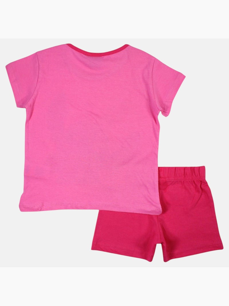 Disney - ensemble t-shirt et short imprimés Rose - Kiabi
