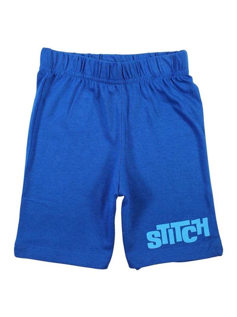 Disney - Ensemble T-shirt et Short Lilo et Stitch Bleu marine - Kiabi