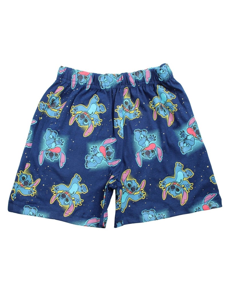 Disney - Ensemble T-shirt et Short Lilo et Stitch Gris - Kiabi