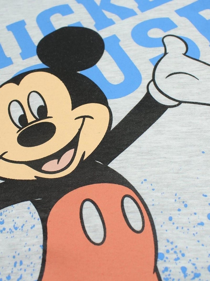 Disney - Ensemble T-shirt et Short Mickey Bleu - Kiabi