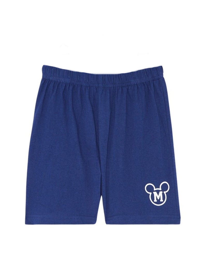 Disney - Ensemble T-shirt et Short Mickey Gris - Kiabi