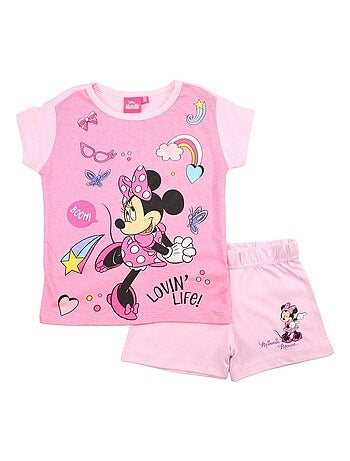 Disney - Ensemble T-shirt et Short Minnie