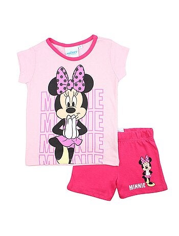Disney - Ensemble T-shirt et Short Minnie