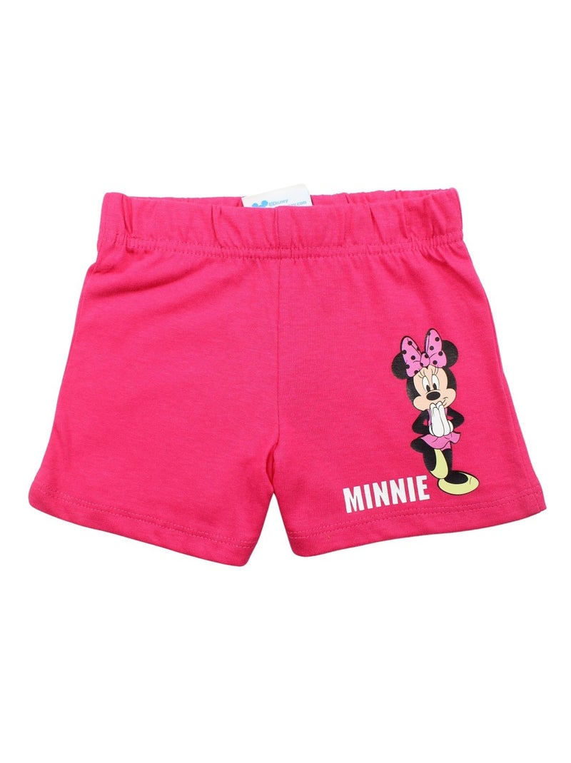 Disney - Ensemble T-shirt et Short Minnie Rose - Kiabi
