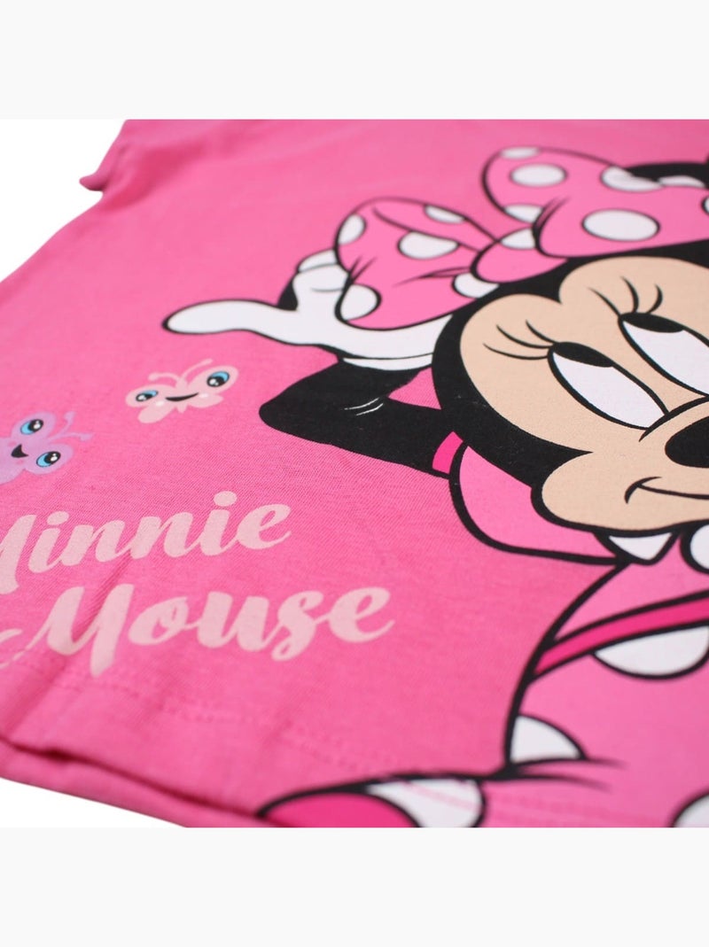 Disney - Ensemble T-shirt et Short Minnie Rose - Kiabi