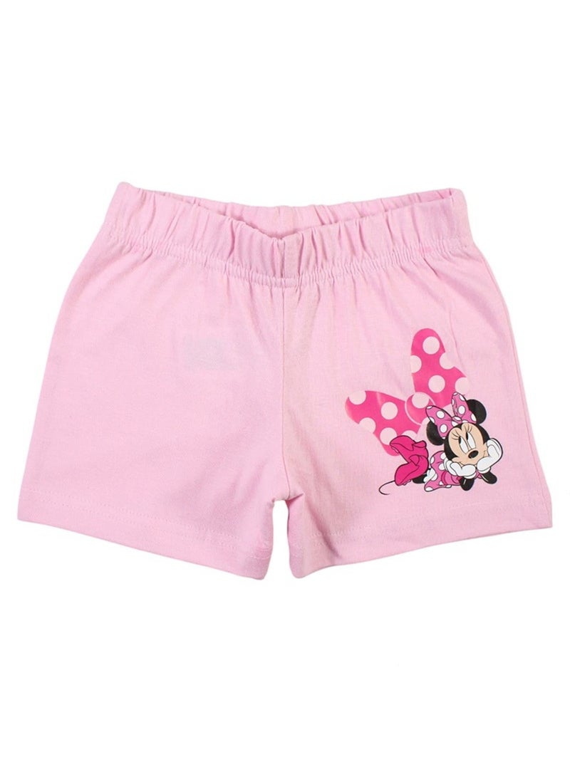 Disney - Ensemble T-shirt et Short Minnie Rose - Kiabi