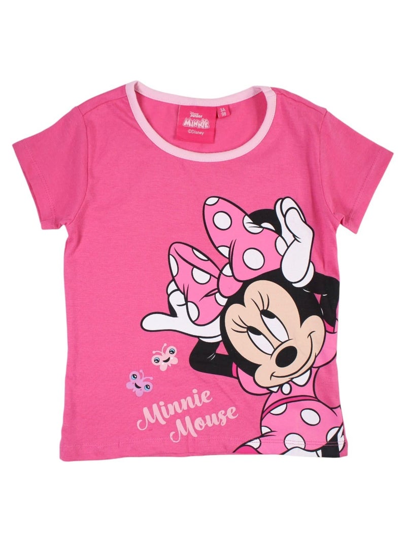 Disney - Ensemble T-shirt et Short Minnie Rose - Kiabi