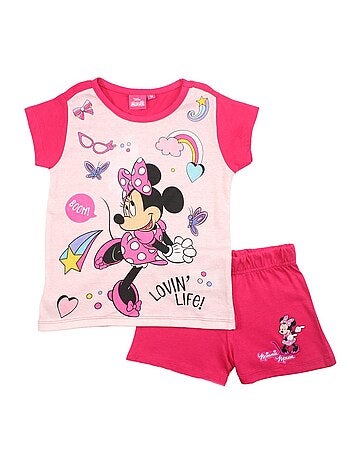Disney - Ensemble T-shirt et Short Minnie