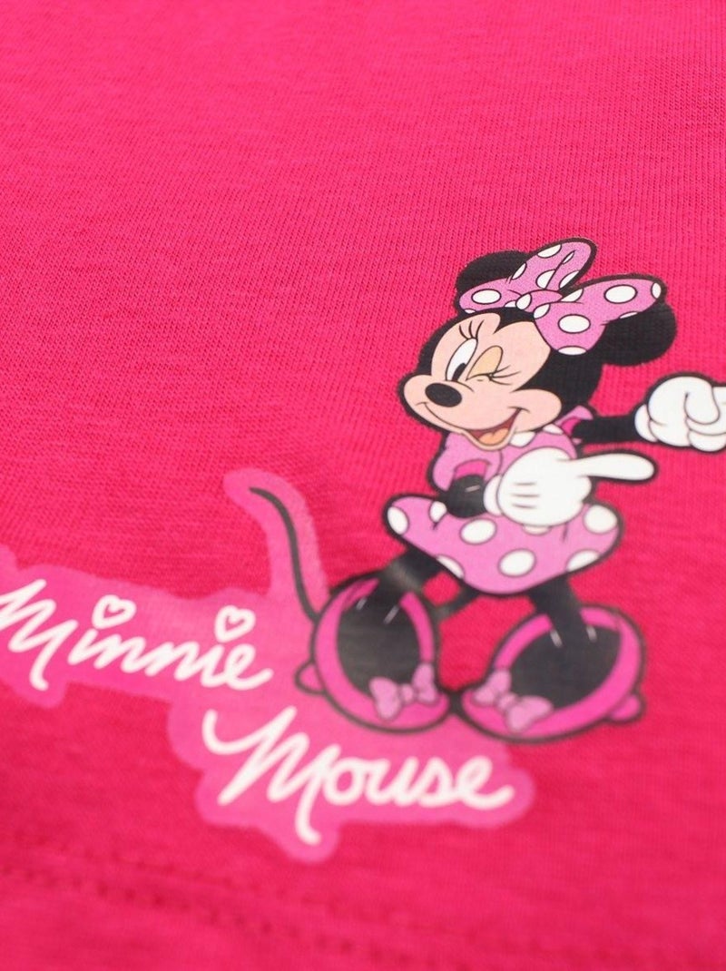 Disney - Ensemble T-shirt et Short Minnie Rose fushia - Kiabi