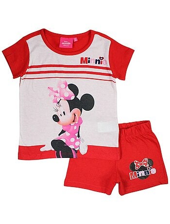 Disney - Ensemble T-shirt et Short Minnie