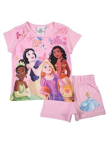 Disney - Ensemble T-shirt et Short Princesse