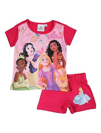 Disney - Ensemble T-shirt et Short Princesse