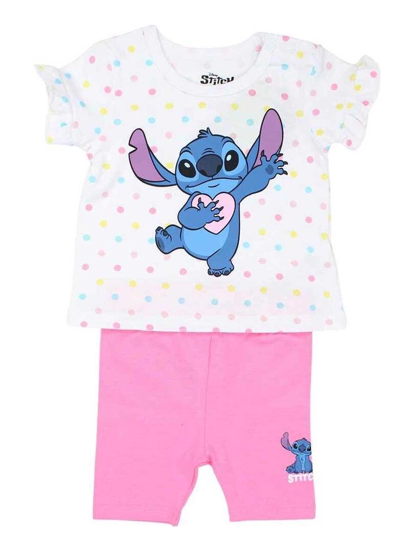 Pyjama imprimé lilo & stitch tshirt et pantalon Enfant DISNEY à
