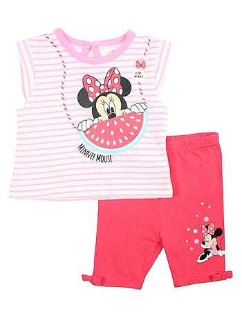 Disney - Ensemble ​​T-shirt legging Imprimé Minnie