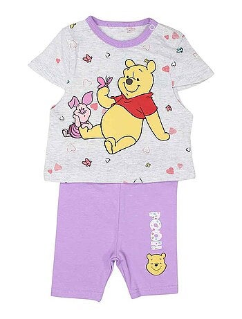Disney - Ensemble ​​T-shirt legging Imprimé Winnie L'ourson